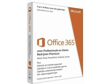 Microsoft Office 365 Business Premium 5PCMAC 1 jaar